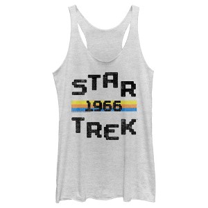 Women's Star Trek: The Original Series Retro Pixel 1966 Racerback Tank Top - 1 of 4