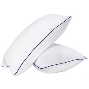 Itopfox Bed Pillows for Sleeping - Medium Soft, Queen Size Set of 2, Cooling Hotel Quality for Back, Stomach or Side Sleepers - 1 of 4