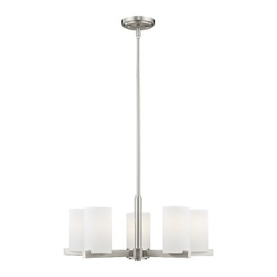 Livex Lighting Astoria 5 - Light Chandelier in  Brushed Nickel