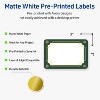 Avery Labels, 2" x 3", Gold-Green Border, Matte, 80ct - 2 of 4
