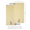 Black Barn w/ Mill Creme Bath Towel Set of 2 27x54 VHC Brands - 4 of 4