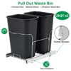 Garbage Waste Recyling Bin with Full Extension Slides - 2 of 4