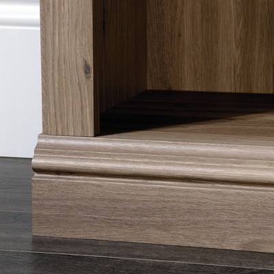 Adjustable Salt Oak 5-Shelf Bookcase