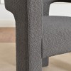 KINWELL 28" Wide Boucle Upholstered Square Armchair (Set of 2) - 4 of 4