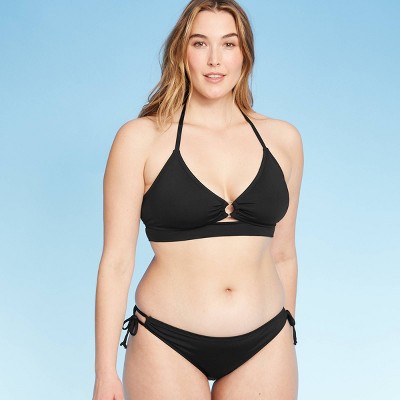 black halter bikini