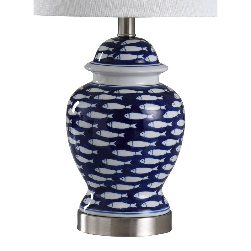 23&#34; School of Fish Table Lamp Blue White - StyleCraft, 4 of 8