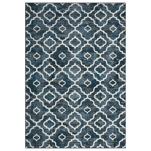 Washable Modern Non Slip Living Room Rugs, Soft Low Pile Bedroom Carpet, Stain Resistant Floor Cover for Dining Room - 1 of 4