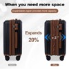 ZACHVO 5-Piece Luggage Set, 20/24/28-In Suitcases with TSA Lock, 360° Spinner Wheels, Duffel and Toiletry Bag, 100% PC Hardshell - 3 of 4