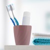 Unique Bargains Spiral Pattern Bathroom Tumblers Bathroom Toothbrush Cup 5.00''x3.15'' 380ml - 2 of 4