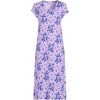 Lands' End Women's Short Sleeve Cooling Midi Nightgown - 3 of 3
