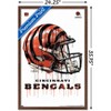 Trends International Nfl Cincinnati Bengals - Neon Helmet 23 Framed Wall  Poster Prints Mahogany Framed Version 22.375 X 34 : Target