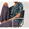 Women's Abstract Print Pleat Top - APRICOT - 2 of 4