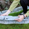 Emsco 3.5"x2' Bedrocks Trim-Free Garden Edging Gray - 2 of 3