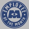 Girl's Monsters at Work Employee of the Month T-Shirt - 2 of 4