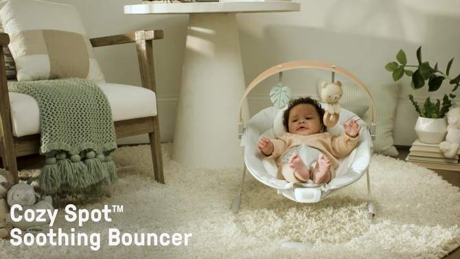 Ingenuity Cradling Bouncer - Cozy Spot, 2 of 11, play video