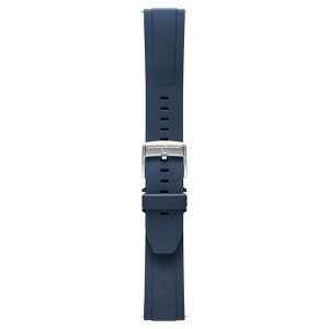 Pininfarina FKM Rubber Watch Strap - 22mm High-Performance Fluoroelastomer Band for Pininfarina Hybrid Smart Watch - Dark Blue with Steel Buckle - 1 of 1