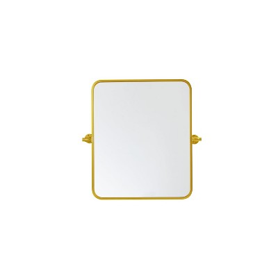 Elegant Lighting Soft Corner Pivot Mirror 20x24 inch in GoldNo videos