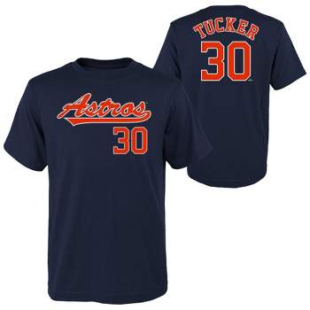 MLB Team Apparel Girl's Houston Astros Orange Base Fashion T-Shirt