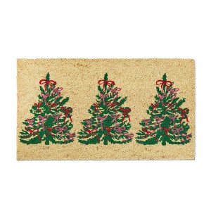 tag Bows Christmas Tree Pvc Coir Mat - 1 of 1