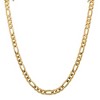 Black Bow Jewelry Men's 7.5mm 10k Yellow Gold Solid Concave Figaro Chain Necklace - 3 of 4