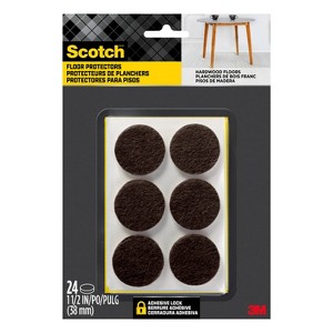 Scotch 1.5" 24pk Felt Pads - 1 of 4