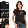 RAE DUNN - Women's Short Sleeve Icon T-Shirt - 4 of 4