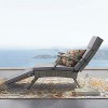 Modway Envisage Chaise Outdoor Patio Wicker Rattan Lounge Chair - Light Gray Gray - 4 of 4