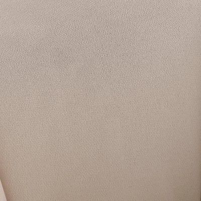 360° Swivel Patio Chair with Beige Cushion and Brown Metal Frame
