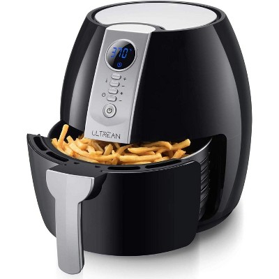 Ultrean Air Fryer, 4.2 Quart Electric Hot Airfryer Oven Oilless Cooker for Quick Easy Meals, Nonstick Frying Pot, UL Certified,1500w, Black