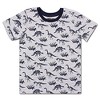 10 Threads Boy's 2-Pack Short Sleeve Shark and Dinosaur Patterned Tee Shirt Set for Kids - 3 of 4