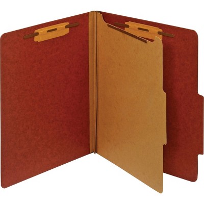 Pendaflex Classification Folder 1 Partition Letter Red PU41RED