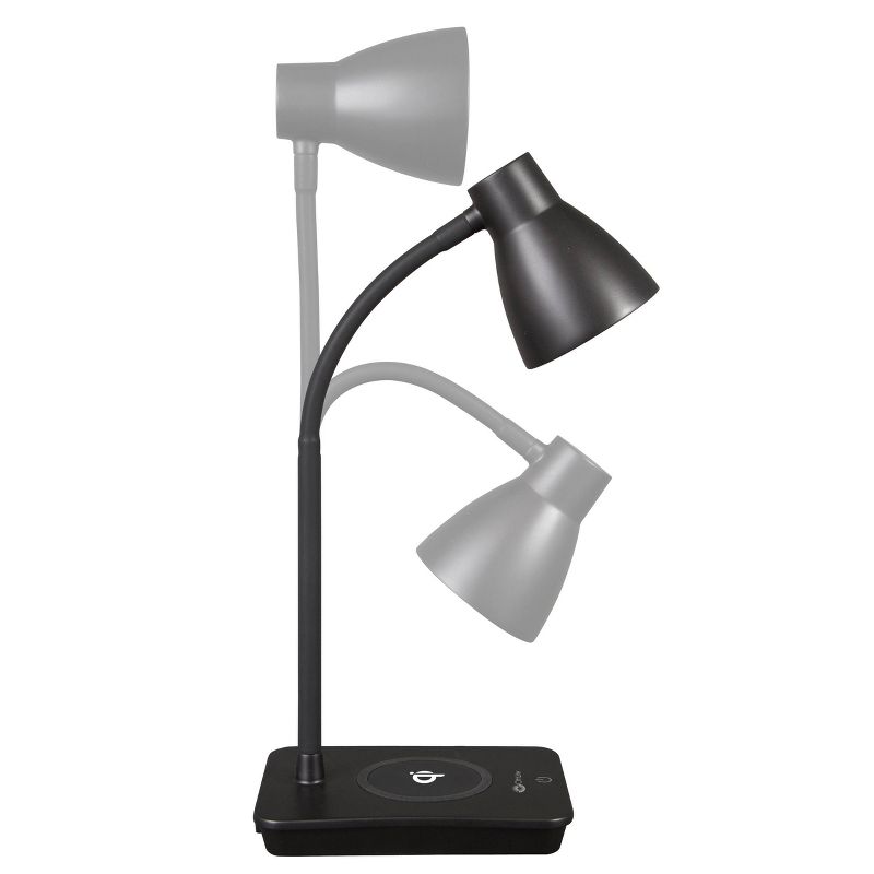 Wellness Series Infuse Table Lamp with Wireless Charging (Includes LED Light Bulb) Black - OttLite, 2 of 6
