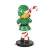 Garden Elements Fiberglass Christmas Figurine Statue Yard Decoration, Elf Girl with Candy Cane, 35" - 2 of 4