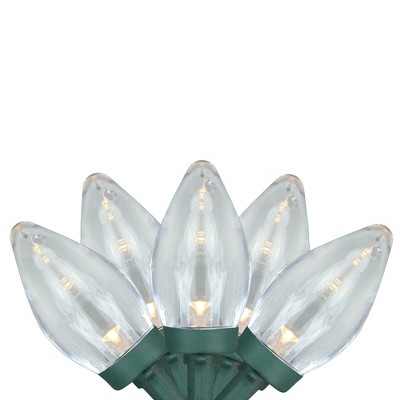 Brite Star 100ct LED C7 Commercial Length Christmas Lights on Spool Warm White - 41.17' Green Wire