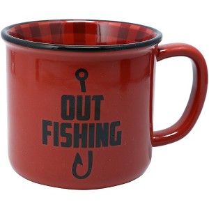 Pavilion Gift Company - Out Fishing - 18 oz Mug - Drinkware - 1 of 4