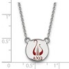 Black Bow Jewelry Sterling Silver Alpha Chi Omega Greek Life Necklace 18 Inch - 2 of 4