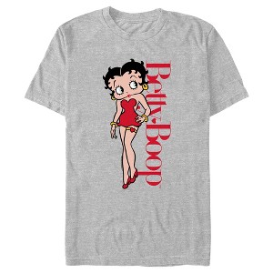 Men's Betty Boop Red Portrait T-Shirt - 1 of 4