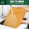 Bamboo Cutting Board for Kitchen, Large Wooden Chopping Board for Meat, Vegetables, Fruits, Durable Charcuterie Platter, Eco-Friendly - 4 of 4
