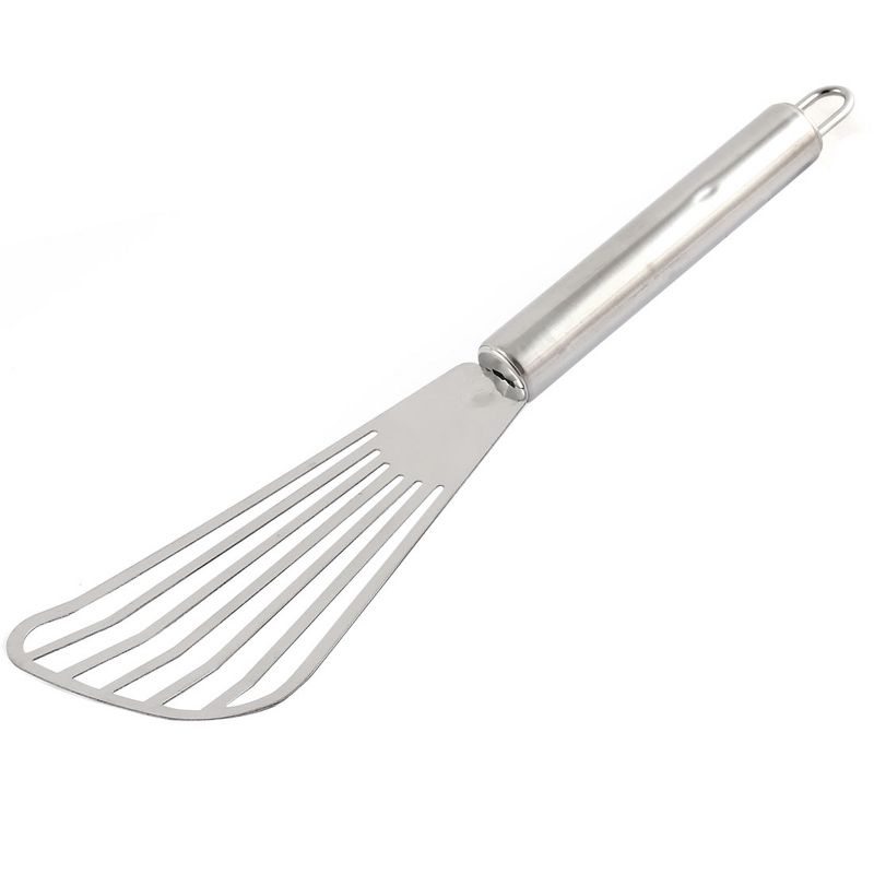 Unique Bargains Home Kitchen Stainless Steel Slotted Barbecue Spatulas and Turners Silver Tone 1 Pc, 1 of 4