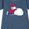 - Peanuts - Linus Snowball Graphic Short Sleeve Fleece Dress - 2 of 4
