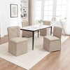 Dexmalle Set of 2 Linen Dining Chairs - 3 of 4