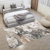 COZONY Washable Abstract Rug, Modern Marble Print Low Pile Carpet for Living Room and Office - 4 of 4
