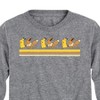 Boys' - Pokémon - Pikachu Eevee Friends Retro Stripe Long Sleeve Graphic T-Shirt - 2 of 4