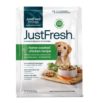 JustFoodForDogs Home Cooked Chicken Flavor Wet Dog Food - 12oz