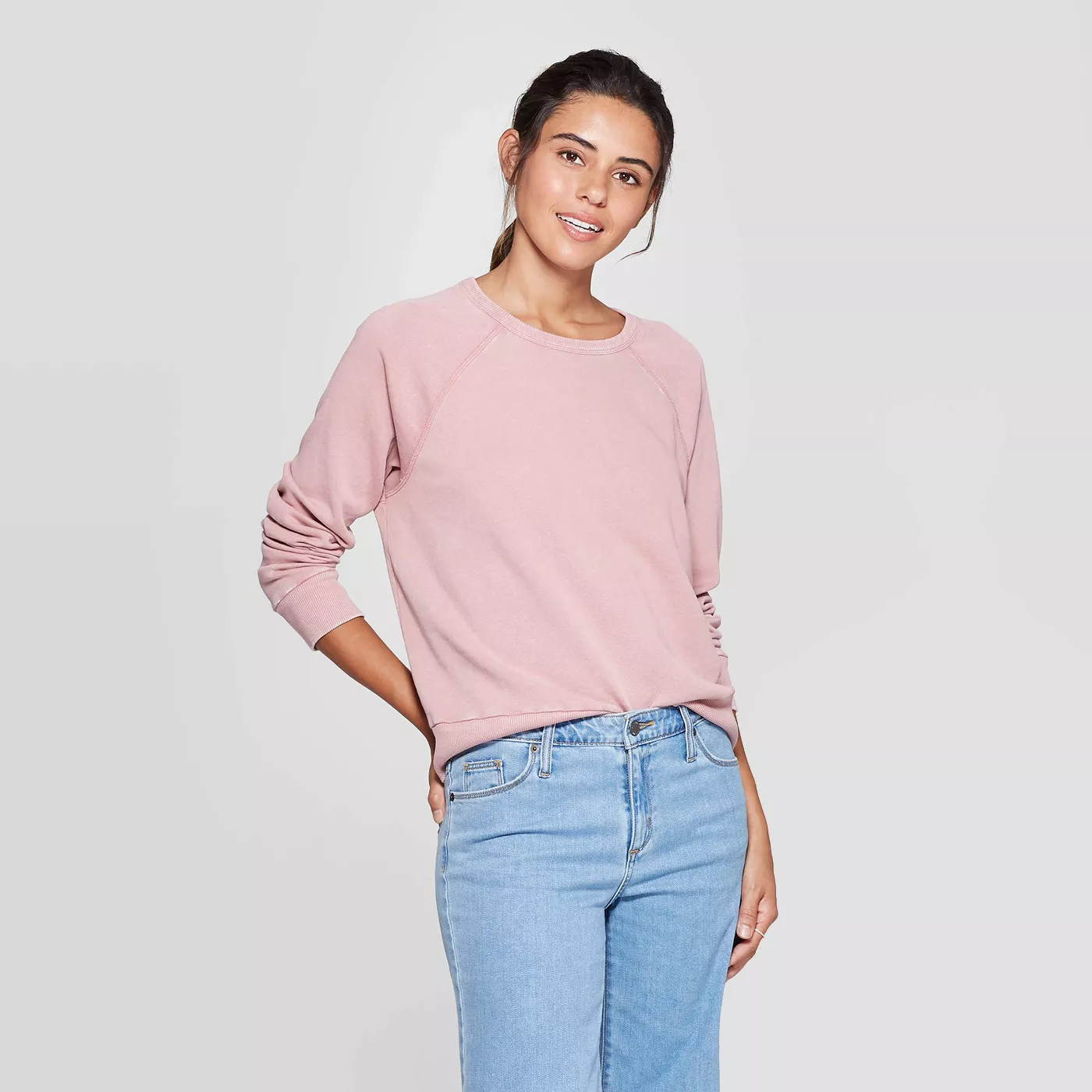 Women's Crew Neck Sweatshirt - Universal Threadâ„¢ - image 1 of 3