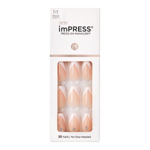 imPRESS Press-On Manicure Press-On Nails - So French - 30ct - 1 of 4