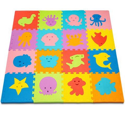 ToyVelt Foam Puzzle Floor Mat for Kids – Animals