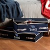 Franklin Sports NFL Tennessee Titans Collapsible Storage Footlocker Bins -  Small