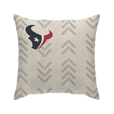 NFL Houston Texans Wordmark Decorative Throw Pillow