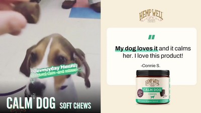 Hemp Well Organic Calming Dog Chews, 8 Count